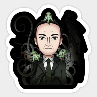 H.P. Lovecraft: The Master of Horror, A Tribute to The Author Sticker